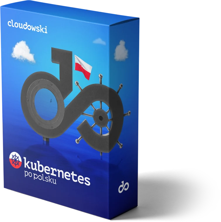 Pudełko kursu Kubernetes po polsku